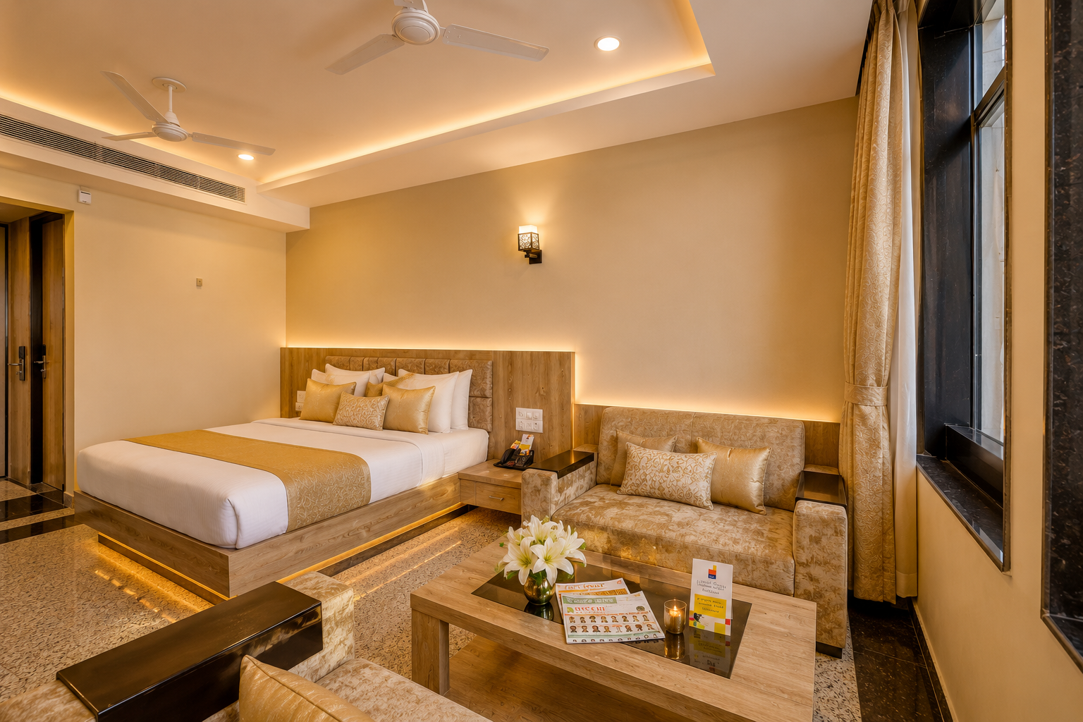 Deluxe hotel room